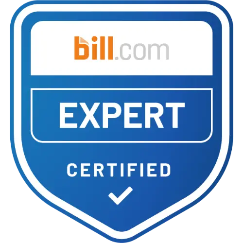 bill.com expert certified badge