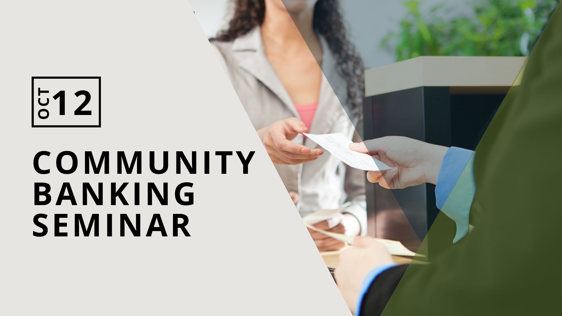 Community Banking Fall Seminar October 12, 2023