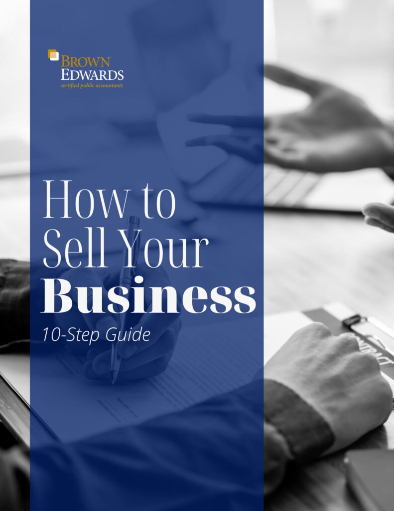 ebook cover how to sell your business